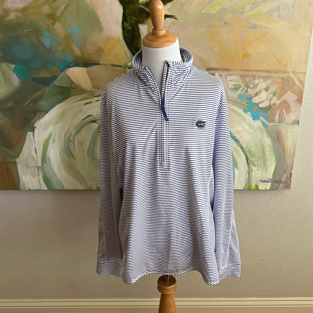 Florida Gators Vineyard Vines Quarter 1/4 Zip Pullover Sweatshirt Mens XL